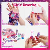 Juego de Esmaltes y Brillos Labiales Disney Princess