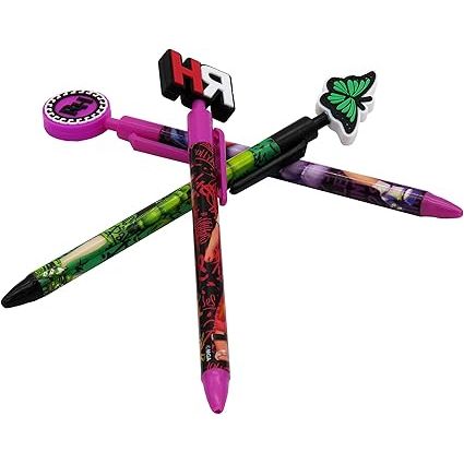 Rainbow High - Pack de 3 Bolígrafos con Topper Infantiles