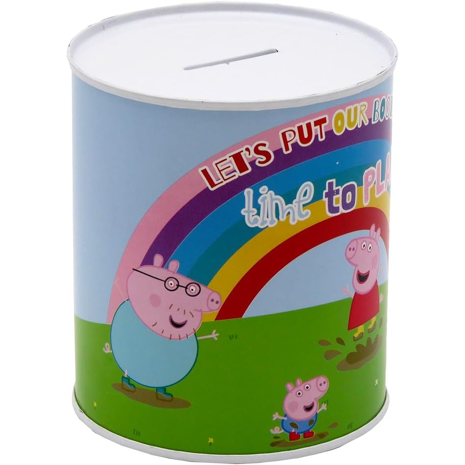 Hucha Mediana Peppa Pig | Hucha Infantil para Niños | Diseño Divertido de Peppa Pig | Regalo Original y Decorativo