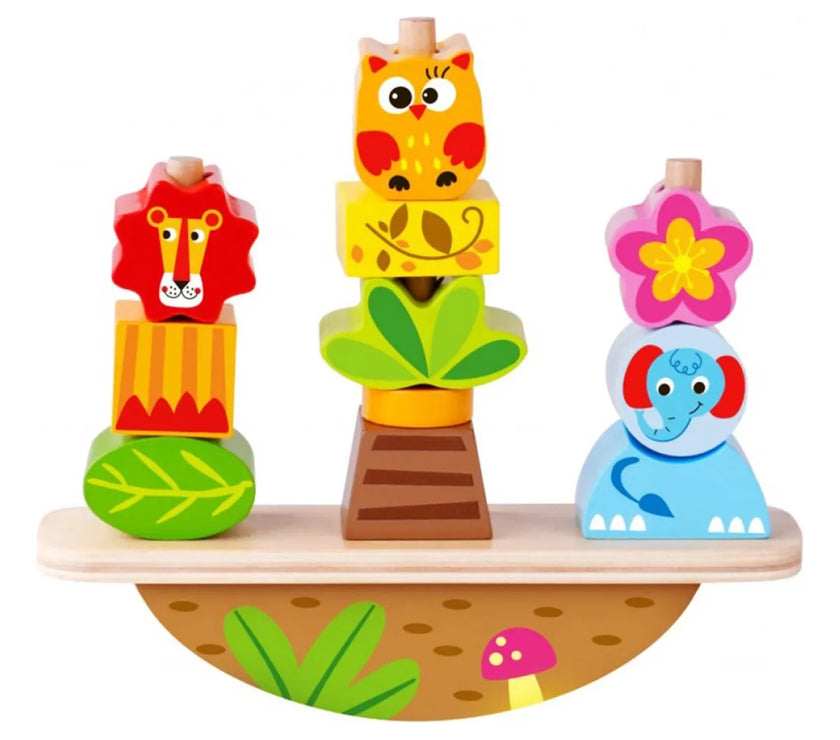 Balance Stacker Animales de Madera Tooky Toys