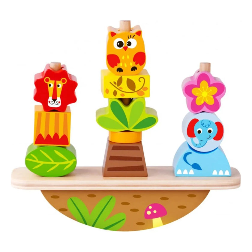 Balance Stacker Animales de Madera Tooky Toys