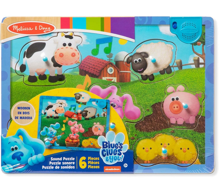 Puzzle Madera de Sonidos - La Granja Musical 6 Piezas