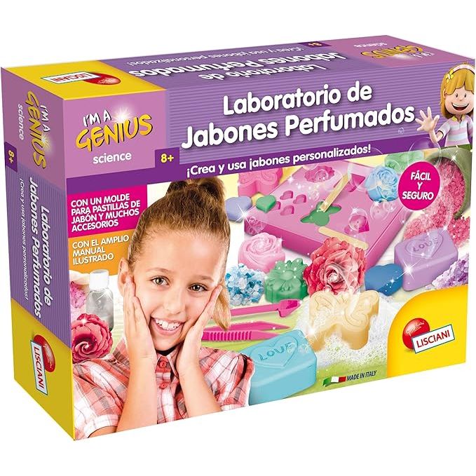 I’m a Genius – El Laboratorio de los Jabones Perfumados | Kit Científico Infantil para Crear Jabones Caseros | Juguete Educativo +8 Años