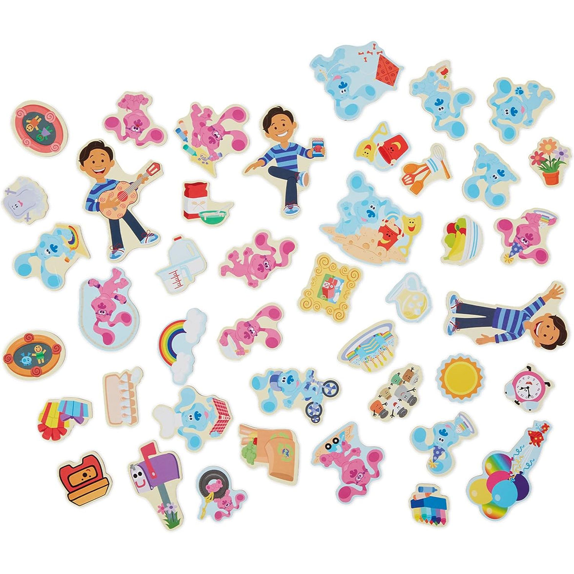 Juego de Imágenes Magnéticas de Madera Blue’s Clues & You | Set Educativo para Niños