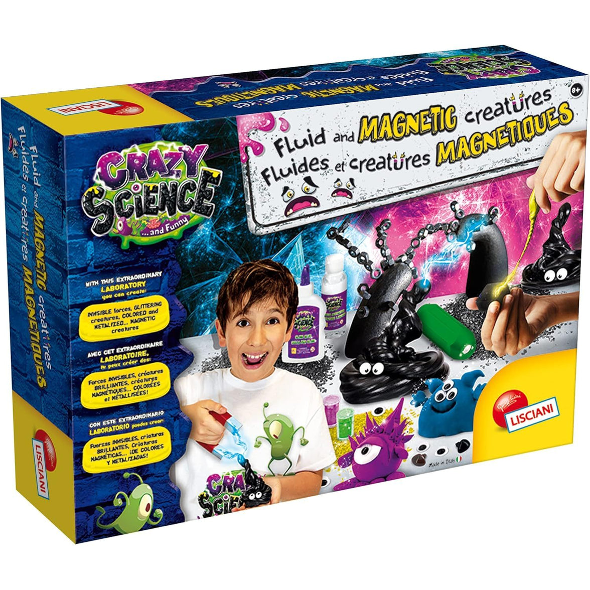 Juego Educativo científico Crazy Science- Fluidos y creaturas magneticas