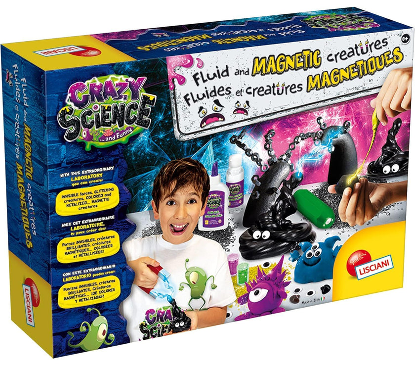 Juego Educativo científico Crazy Science- Fluidos y creaturas magneticas