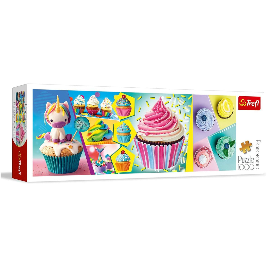 Puzzle Panorama Diseño de Cupcakes 1000 Piezas