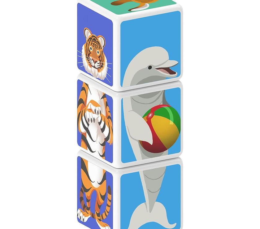 Geomag Magicube Match & Mix – Juguete de Construcción Magnético para Niños | Bloques Educativos