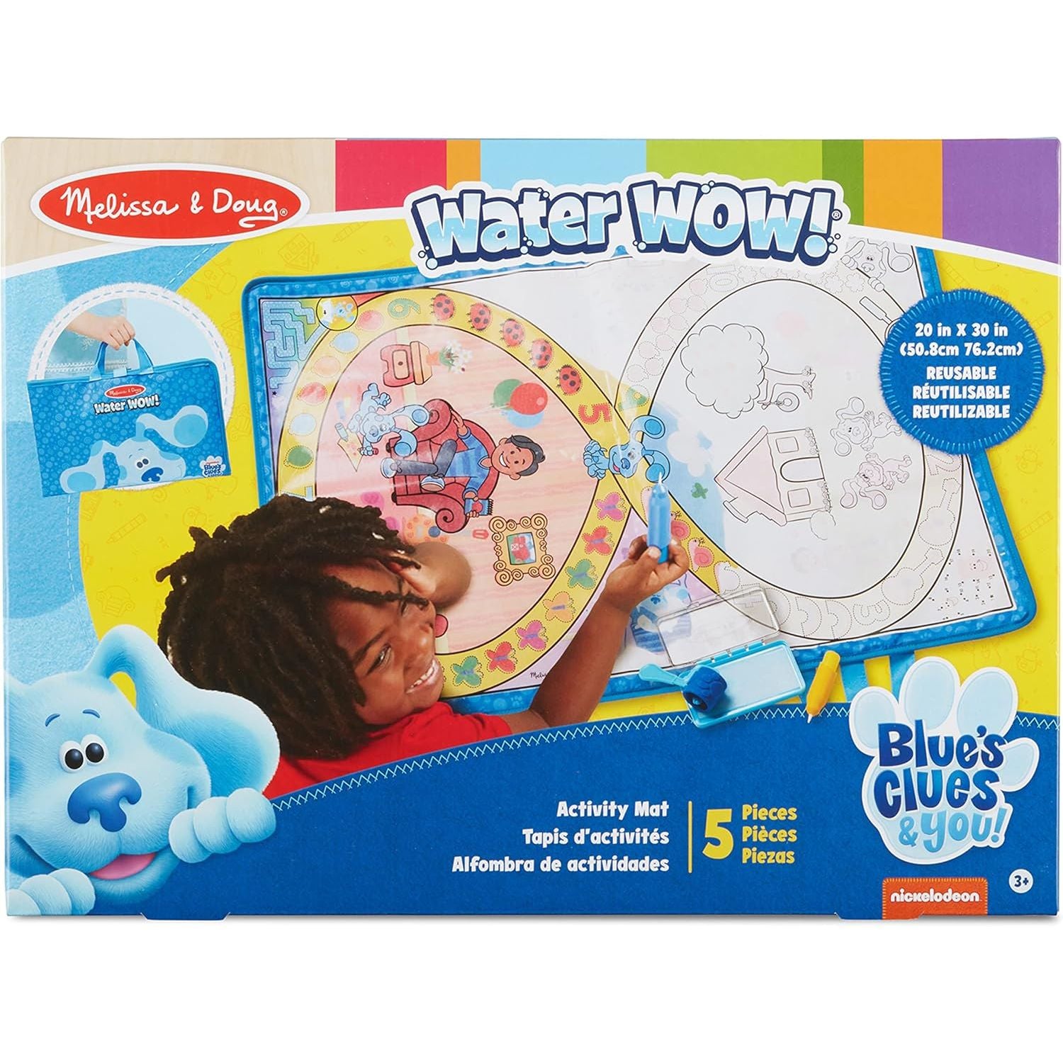 Tapete de Actividades Blue’s Clues & You – 51 x 76 cm | Alfombra de Juego Infantil