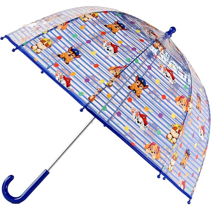 Paraguas Manual Transparente Patrulla Canina 48cm