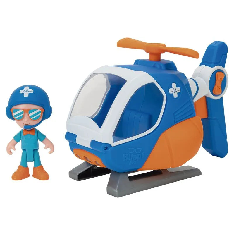 Blippi Helicóptero de Rescate con luces y sonidos | Juguete oficial para niños