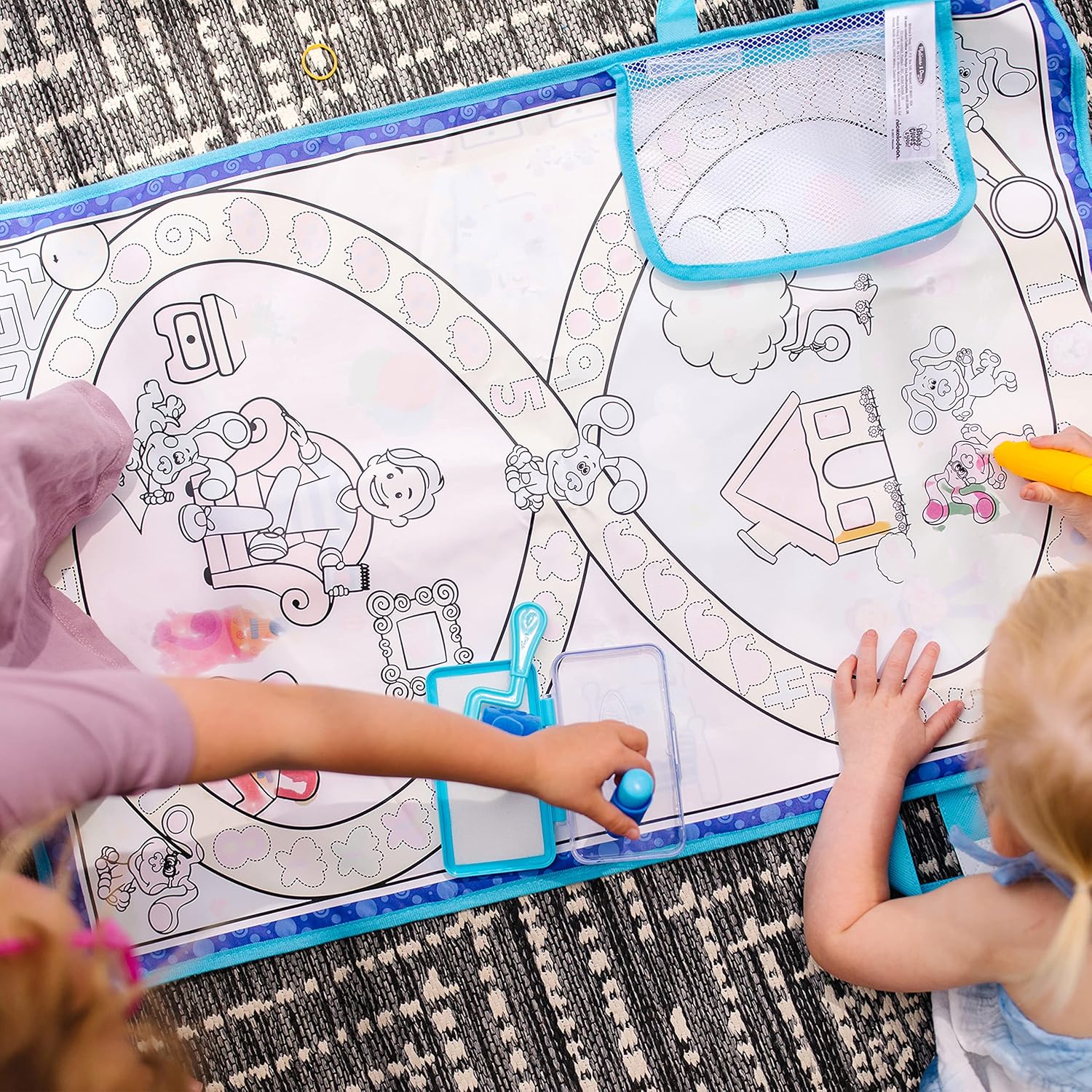 Tapete de Actividades Blue’s Clues & You – 51 x 76 cm | Alfombra de Juego Infantil