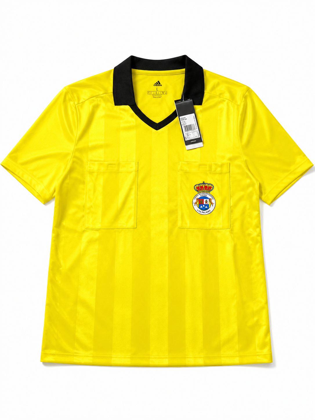 Camiseta oficial amarilla de arbitro Adidas talla L