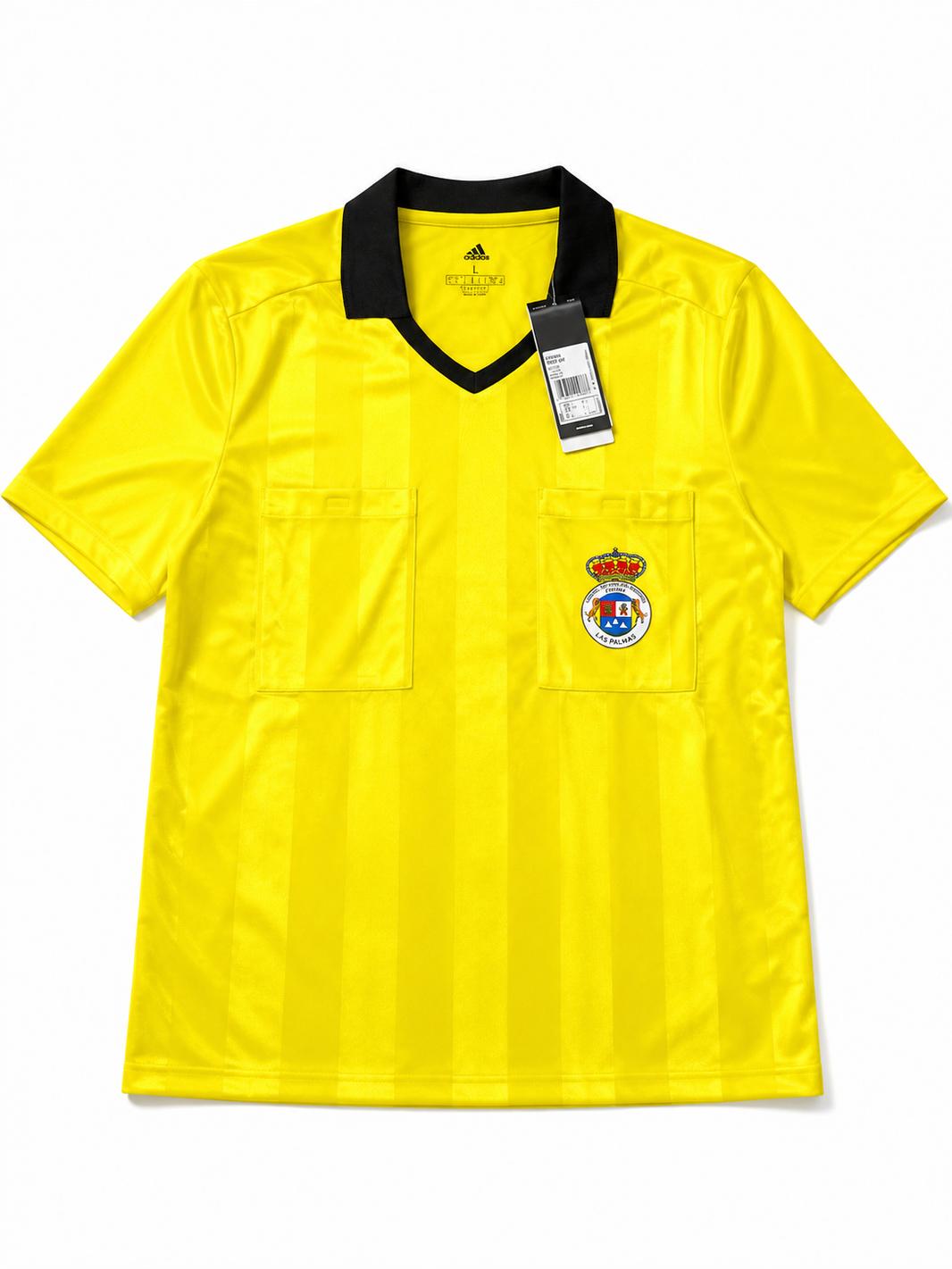 Camiseta oficial amarilla de arbitro Adidas talla L