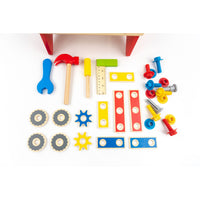 Banco de Trabajo de Madera para Niños Tooky Toy – Taller de Herramientas Educativo STEM