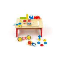 Banco de Trabajo de Madera para Niños Tooky Toy – Taller de Herramientas Educativo STEM
