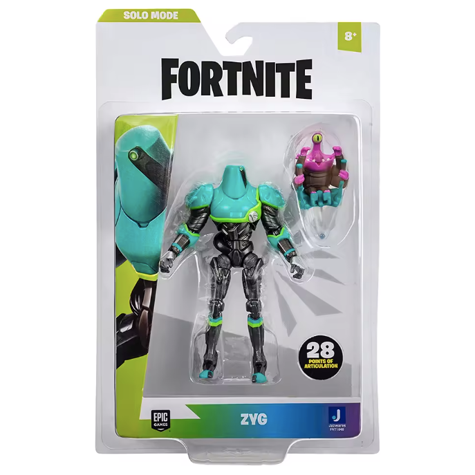 Fortnite. Figura 10cm Zyg. Caja algo dañada
