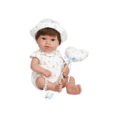 Muñeca Arias Salma Azul 42cm Con Varita Corazon