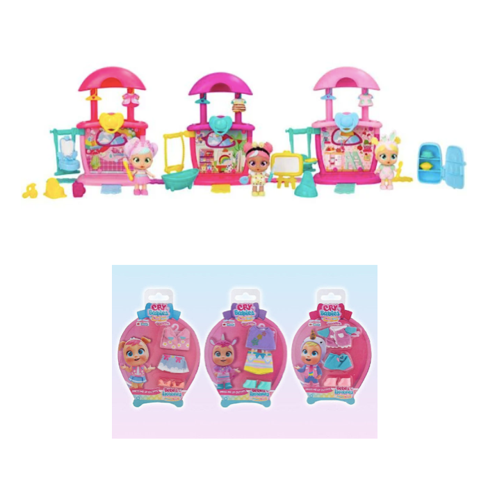 Bebés Llorones Playtime + 1 traje gratis para vestir a tu meñeca