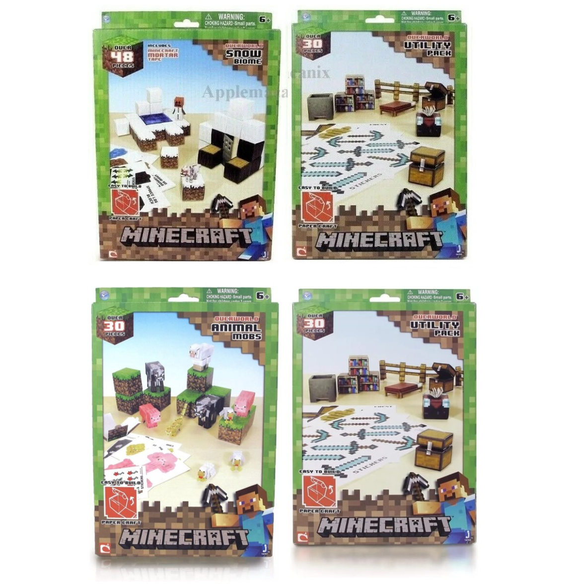 Minecraft Paper Construcción - Caja algo dañada - Surtido - Precio por unidad