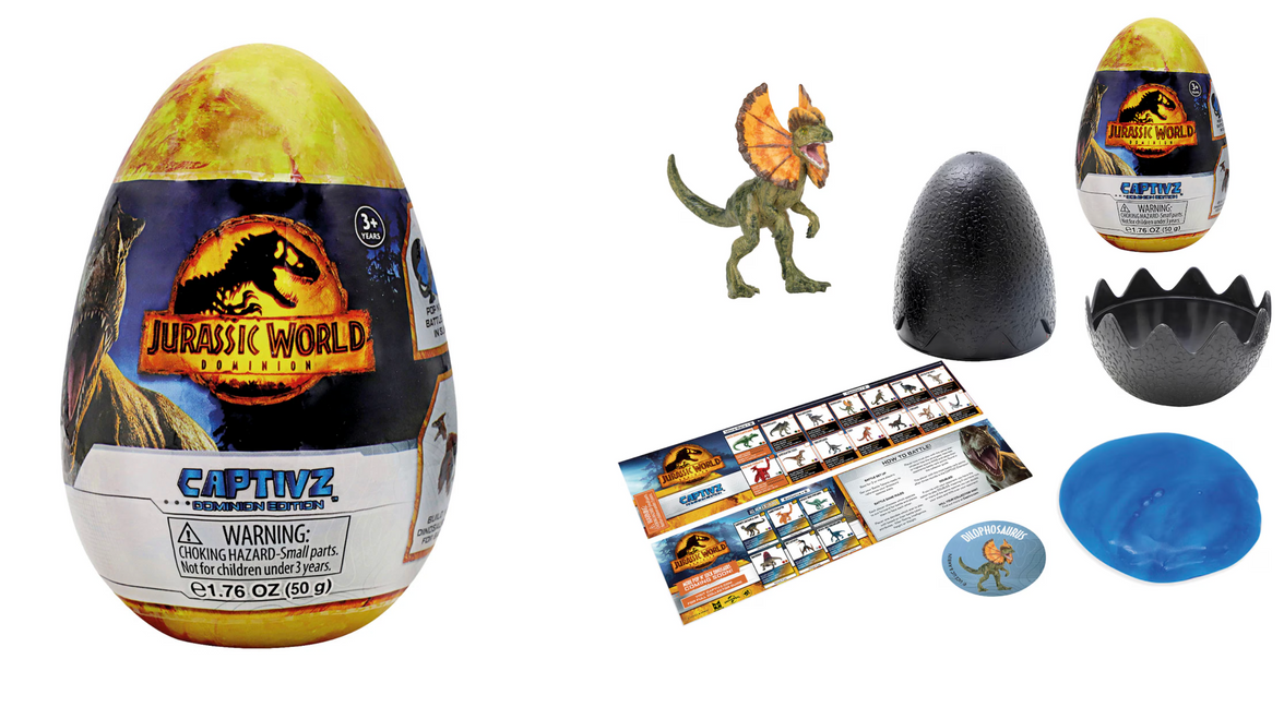 Huevo Dinosaurio sorpresa Captivz Dominion Edition Slime Jurassic World modelos surtidos