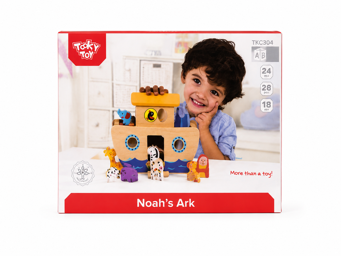 Arca de Noé de madera de Tooky Toy
