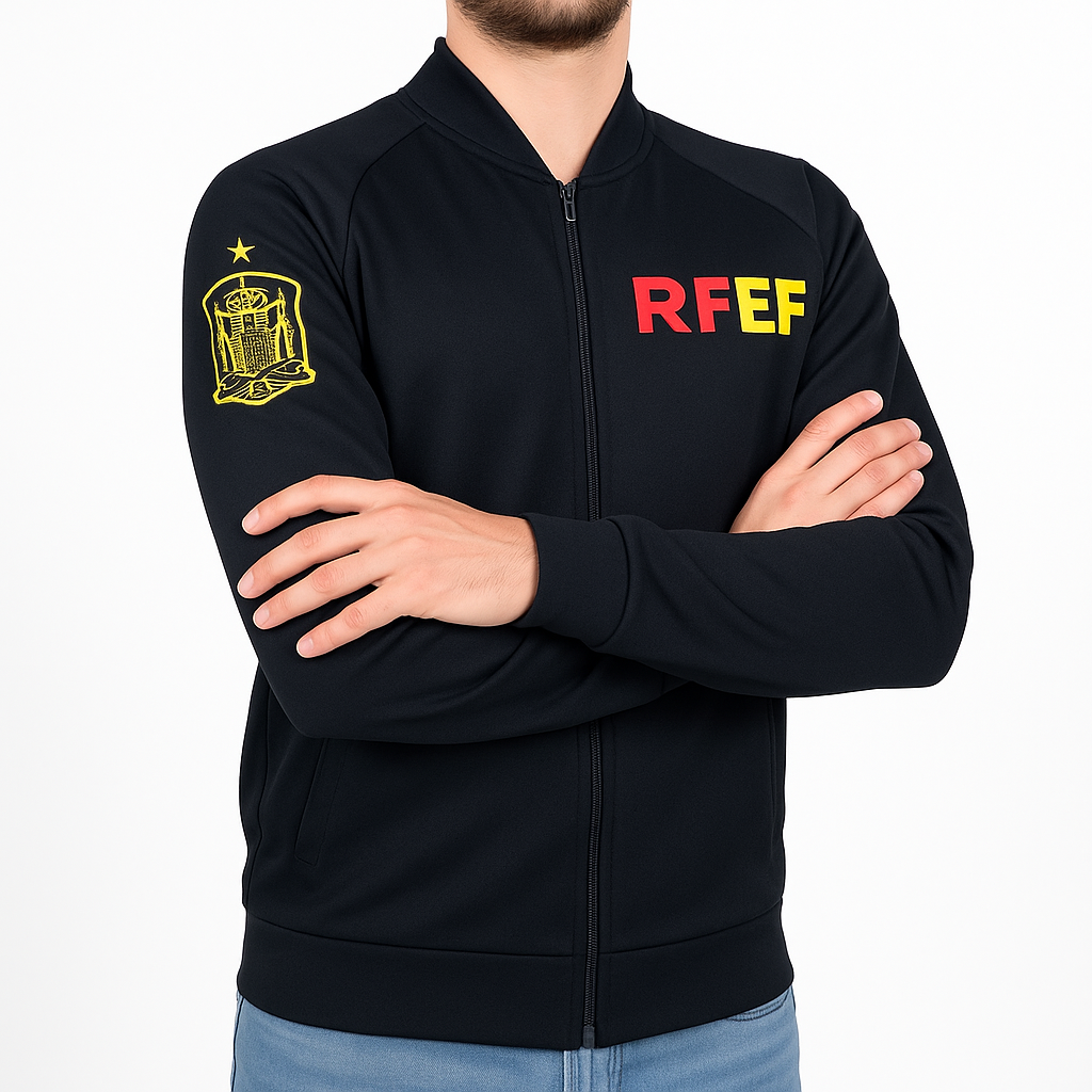 🧥 Chaqueta Adulto Eurocopa – Azul Marino | Oficial RFEF