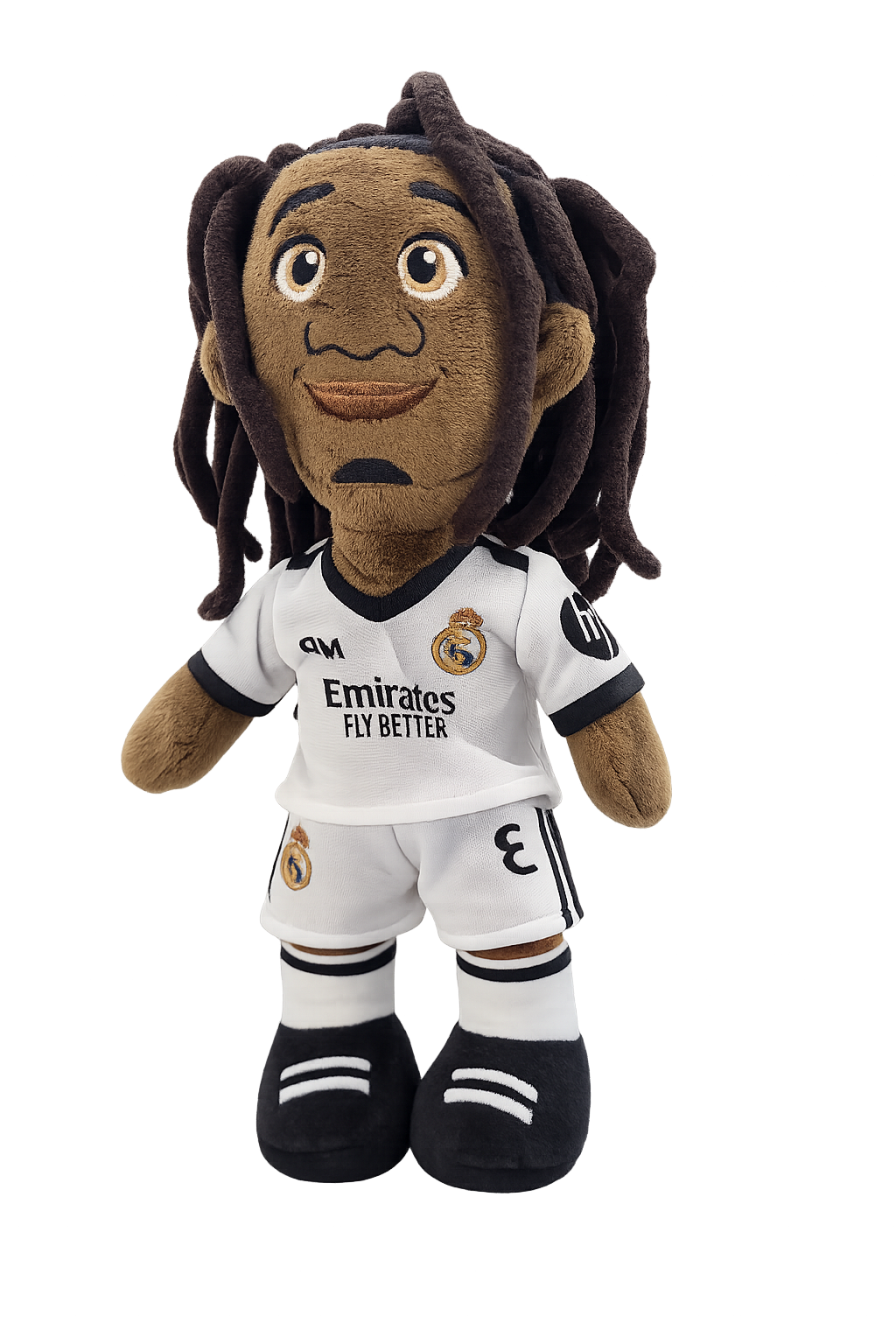 Peluche Eduardo Camavinga Real Madrid 25 cm | Muñeco de Felpa Oficial