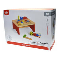 Banco de Trabajo de Madera para Niños Tooky Toy – Taller de Herramientas Educativo STEM