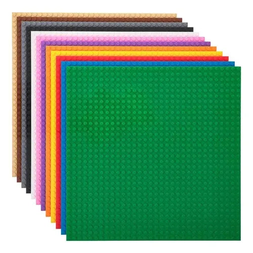 PLACA BASE DE BLOQUES DE CONSTRUCCIÓN (COLOR ALEATORIO)