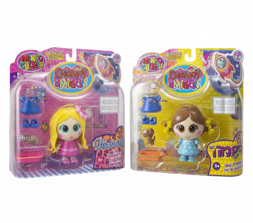 Pack Exclusivo Chamoy Amiguis: ¡Colección Completa Colegio con profesora y sus tres alumnas