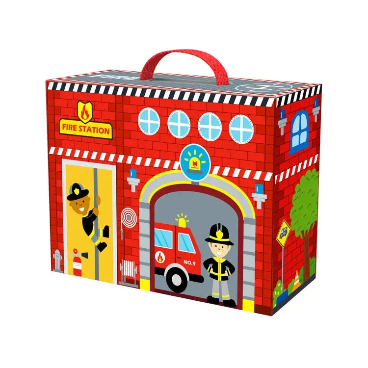 Estación de bomberos de madera