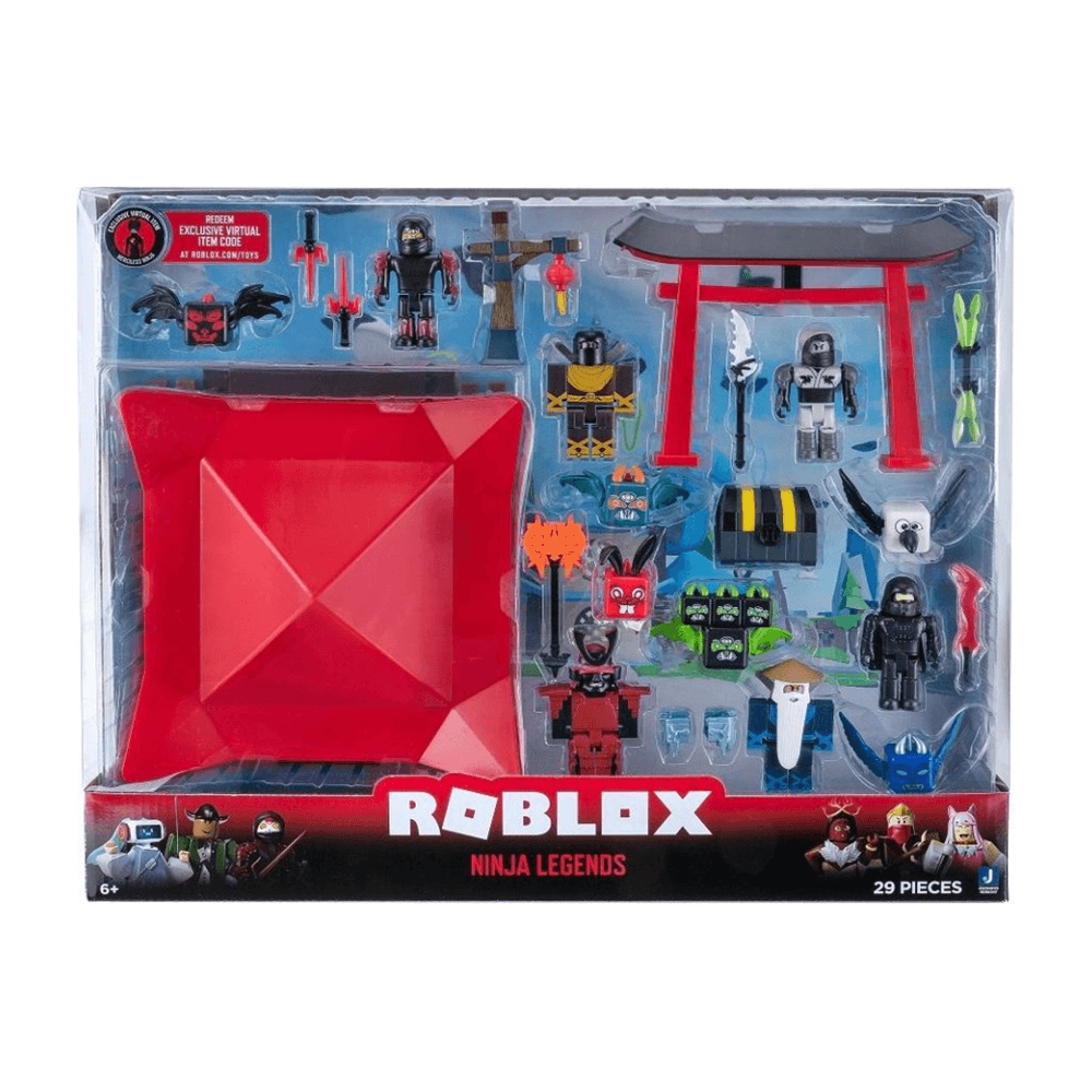 Roblox Ninja Legends Playset Deluxe | Set de Juego con 6 Figuras, Accesorios y Código Virtual Exclusivo – Edición exclusiva