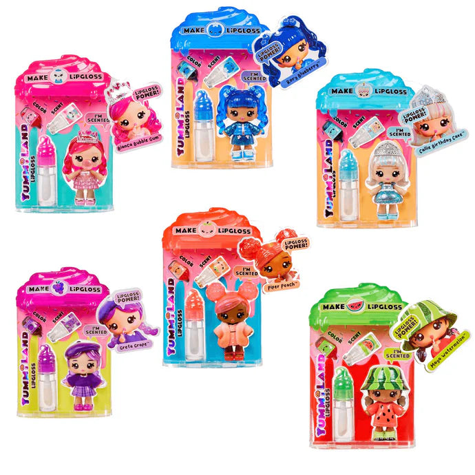 Yummiland Lipgloss Doll - Muñeca con brillo labial personalizable Surtidos