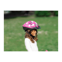 Casco Infantil Minnie Mouse Disney Huffy 01316HL Rosa Lunares | Bici y Patinete +3 años
