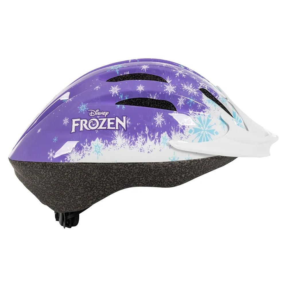 Casco Infantil Frozen Disney Huffy 01315HL Lila | Bici y Patinete +3 años