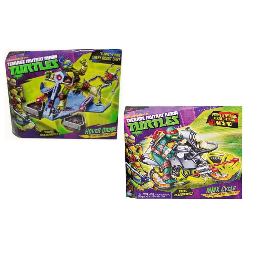 Pack de Vehículos de las Tortugas Ninja | Juguetes de Acción y Aventura | Vehículos Coleccionables de las Teenage Mutant Ninja Turtles