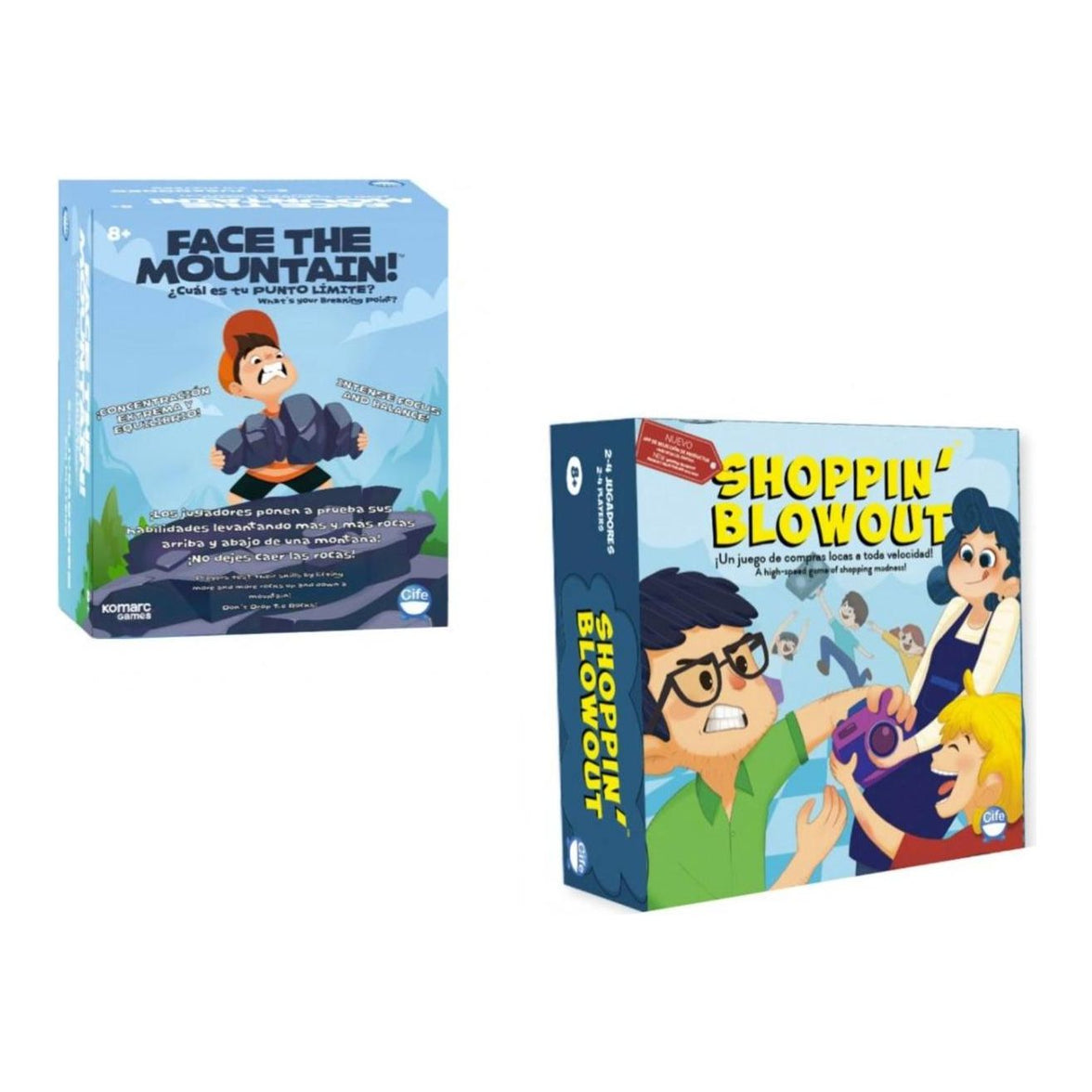 Pack Juego de acción Face the Mountain yJuego Shopping Blowout