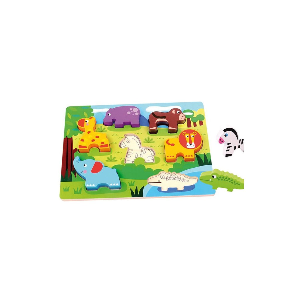 Puzzle de Animales de madera