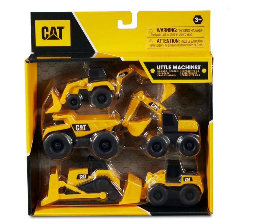 Little machines. Pack de 5 vehículos
