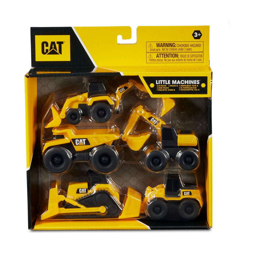 Little machines. Pack de 5 vehículos