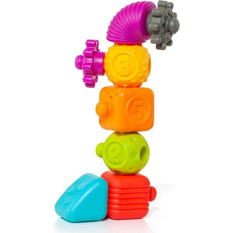 Bolsa Bloques Sensoriales Con 21 Piezas