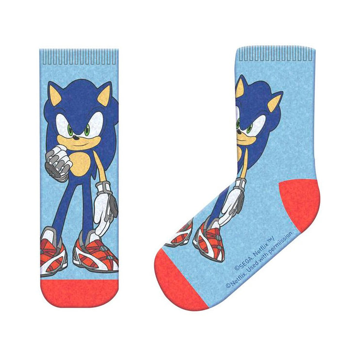 Calcetines Sonic Talla 36–38 | Calcetines Juveniles de Sonic the Hedgehog | Ropa Oficial Sega | Comodidad y Estilo para Fans