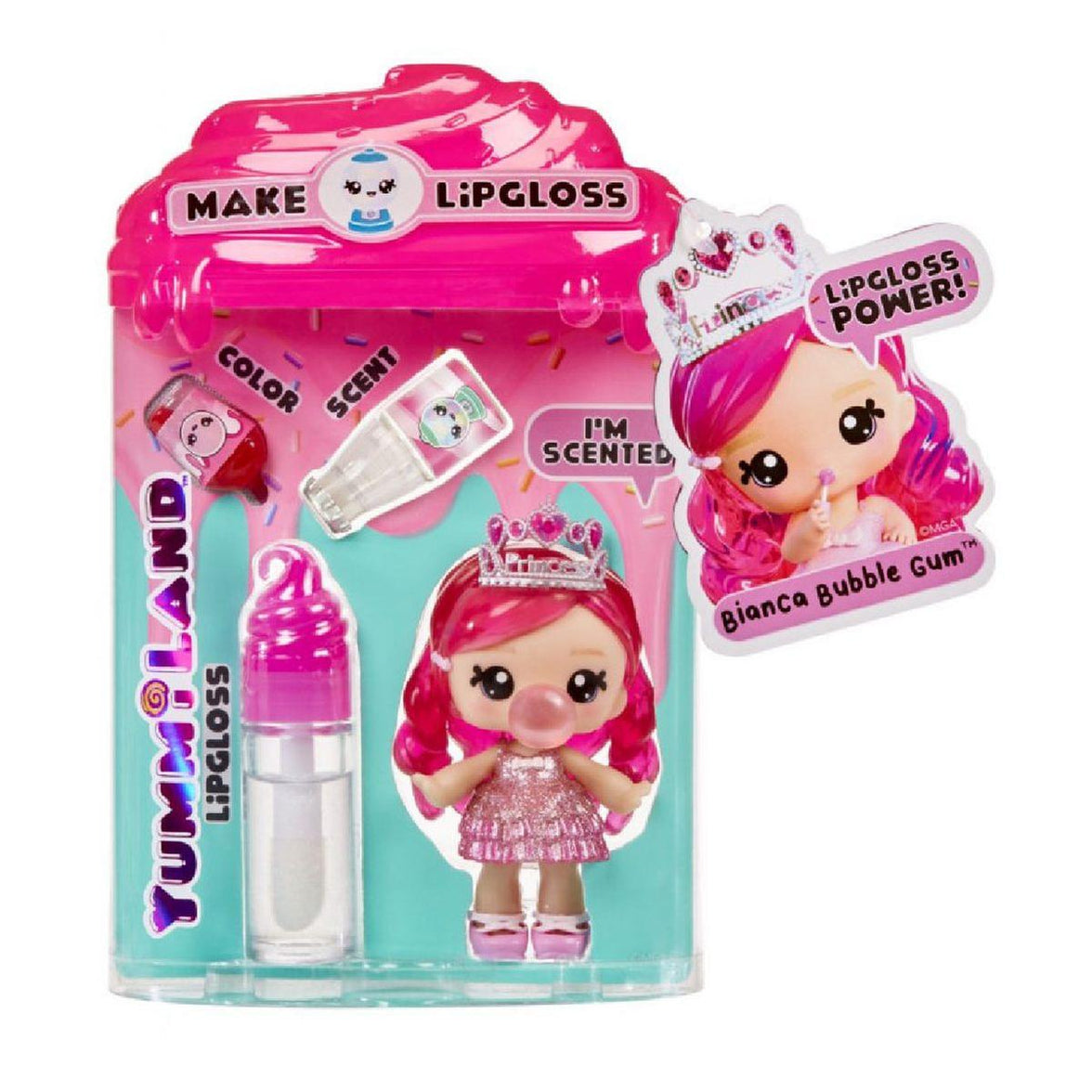 Yummiland Lipgloss Doll - Muñeca con brillo labial personalizable Surtidos