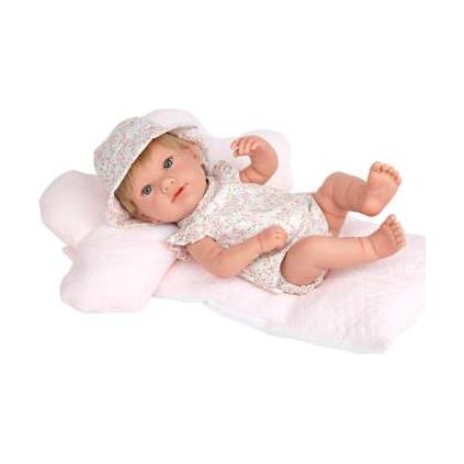 Muñeca Arias Elegance 42cm Salma Rosa Con Colchoneta 65289