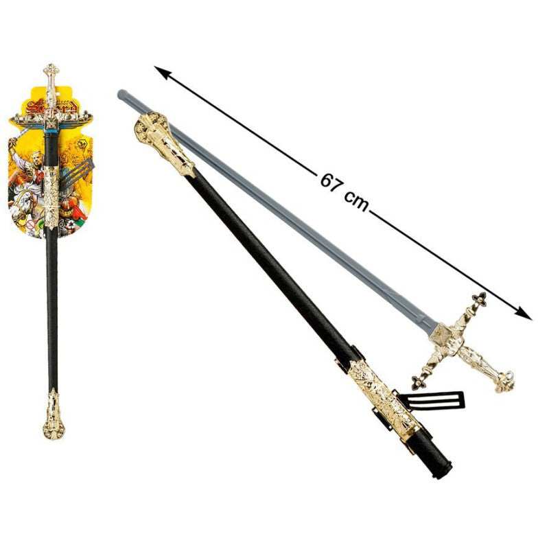 Espada de guerrero con funda 67 cm