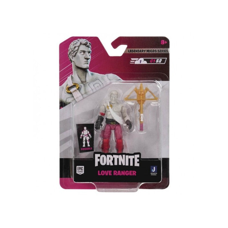 Minifigura de Fortnite con Accesorio Legendary Micro Series 7cm - caja algo dañada