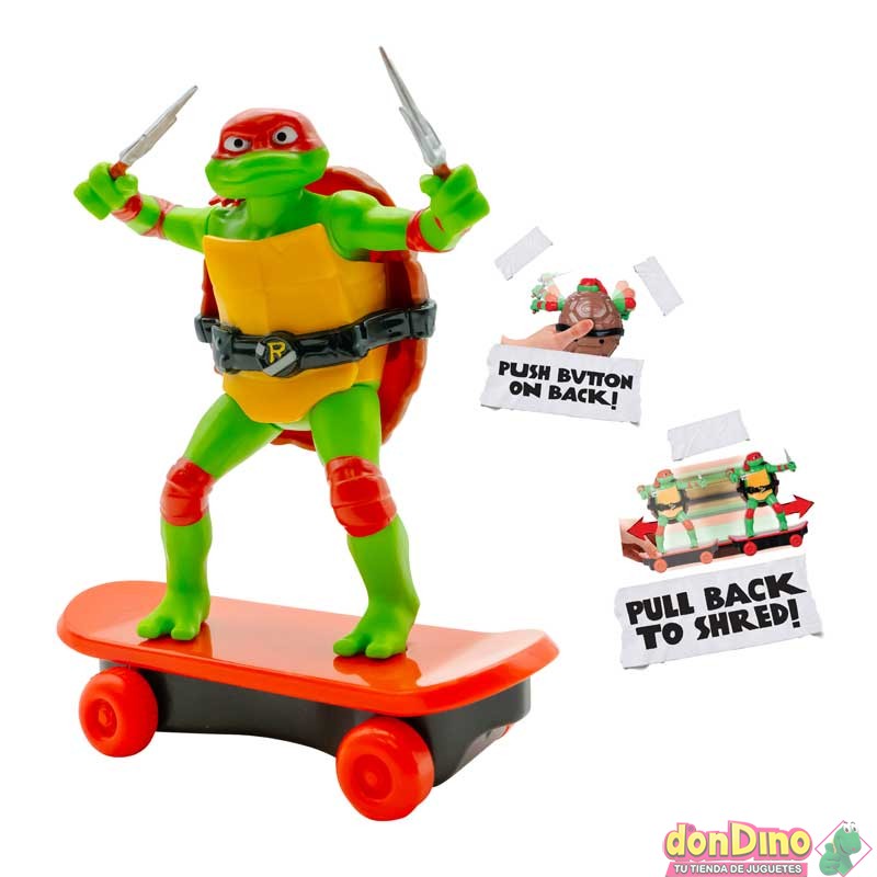 Figura Tortugas Ninja Skater Sewer Shredders 14,6 cm