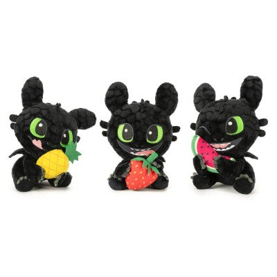Peluche Toothless con Fruta 25 cm Surtido | Desdentao Oficial | Precio por Unidad