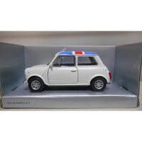 Mini Cooper 1300 Union Jack 1:34/39 WELLY. Caja algo dañada